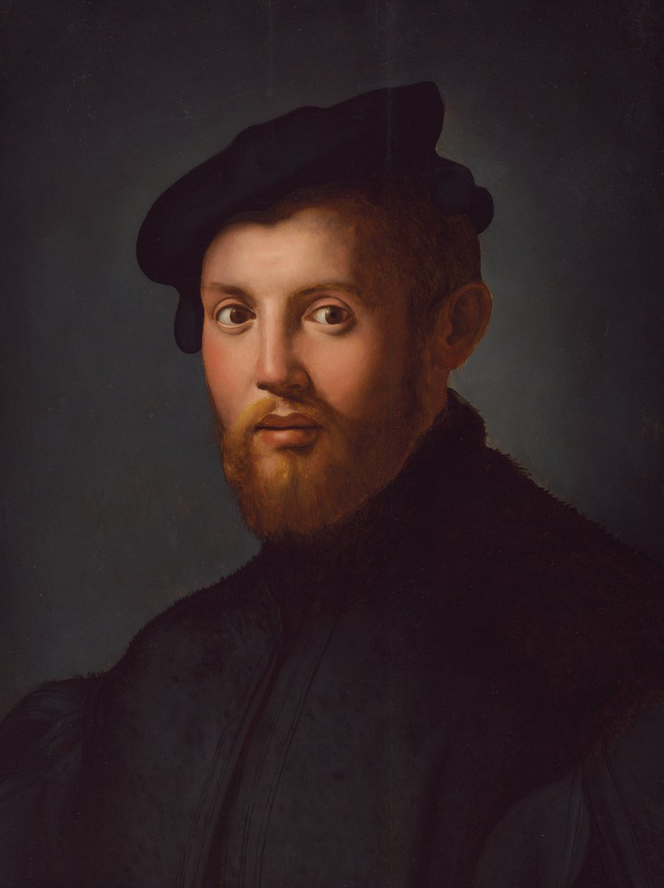 Porträtt av en ung man med en bok av Agnolo Bronzino