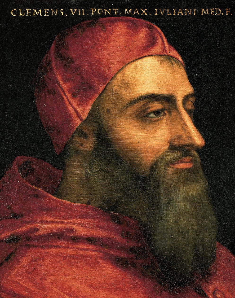 Porträtt av påven Clemens VII av Agnolo Bronzino