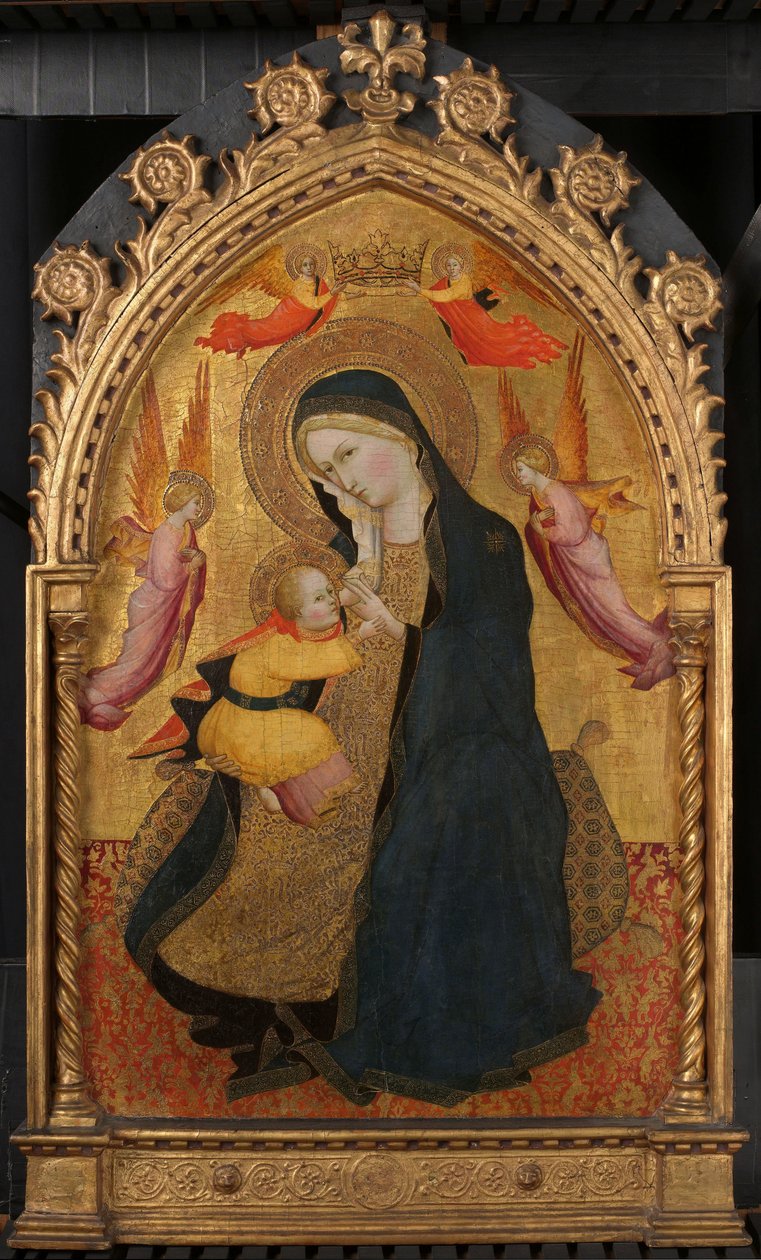 Vår Fru av ödmjukhet Madonna av ödmjukhet (Our Lady of Humility) av Agnolo Gaddi (circle of)