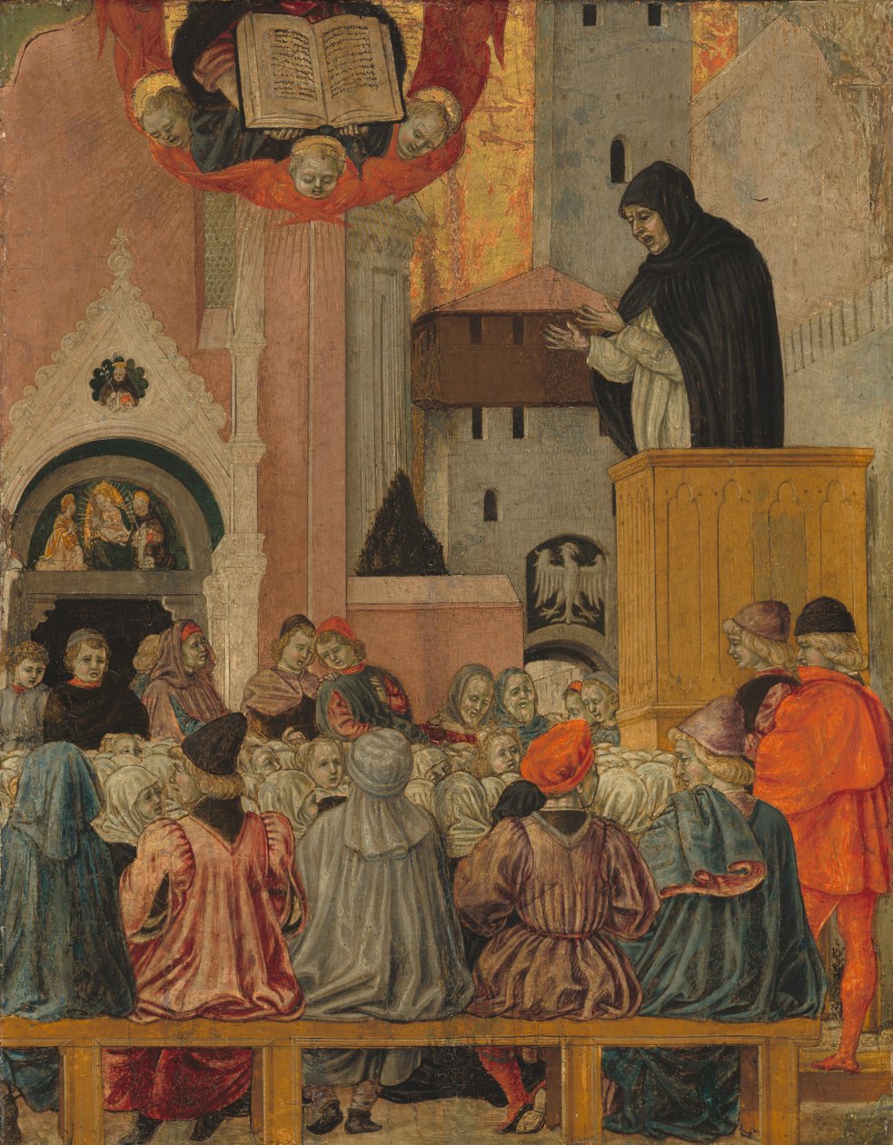 En dominikansk predikan, ca. 1470 (tempera på poppelpanel) av Agnolo degli Erri