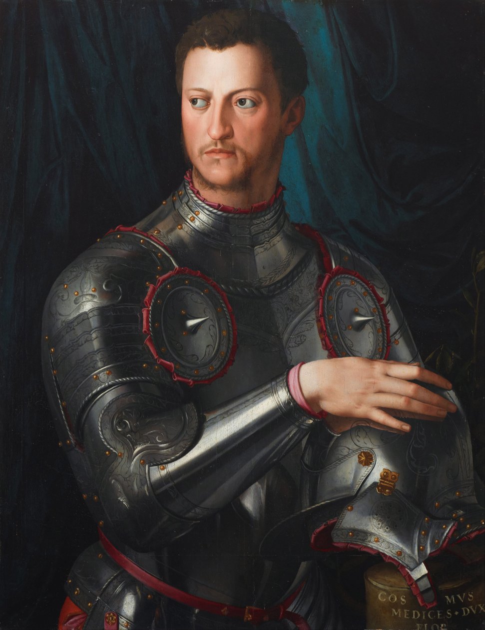 Cosimo de Medici (1519-1574) storhertig av Toscana av Agnolo di Cosimo Bronzino