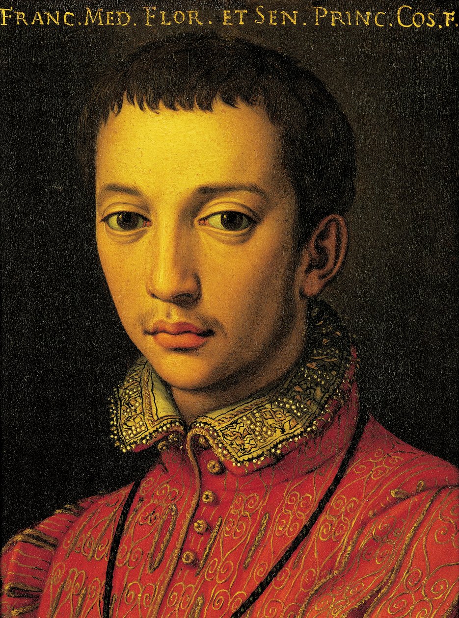 Porträtt av Francesco I de Medici (Florens av Agnolo Bronzino