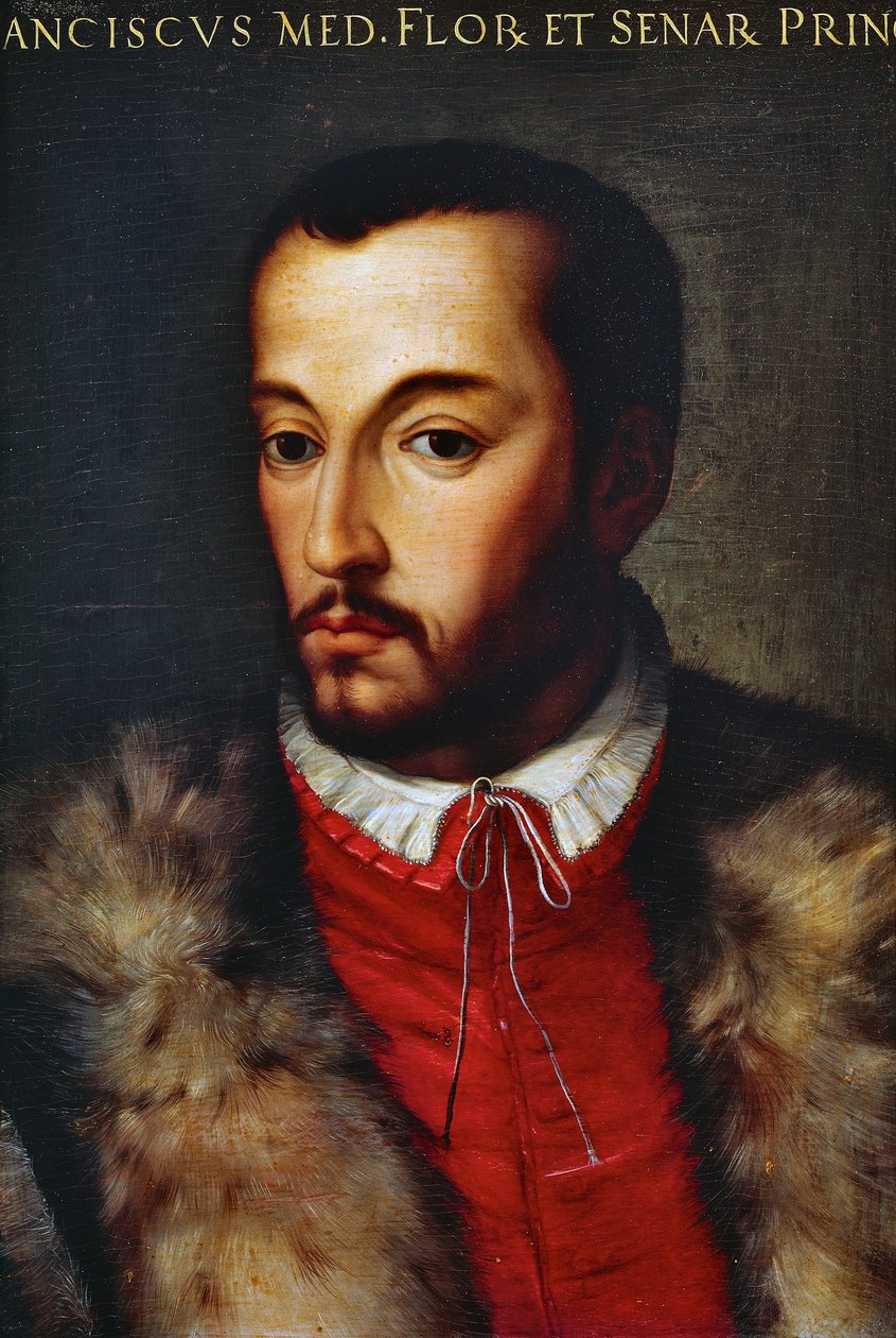 Porträtt av Francesco I de Medici (Florens av Agnolo di Cosimo Bronzino