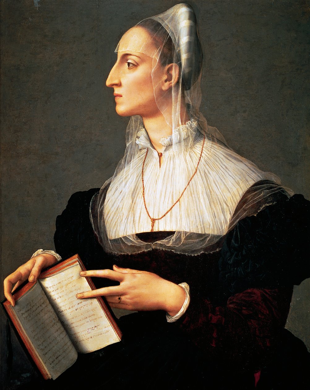 Porträtt av Laura Battiferri (Urbino av Agnolo Bronzino