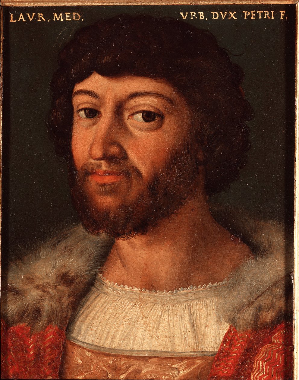 Porträtt av Laurent II av Medici (Lorenzo di Piero de 