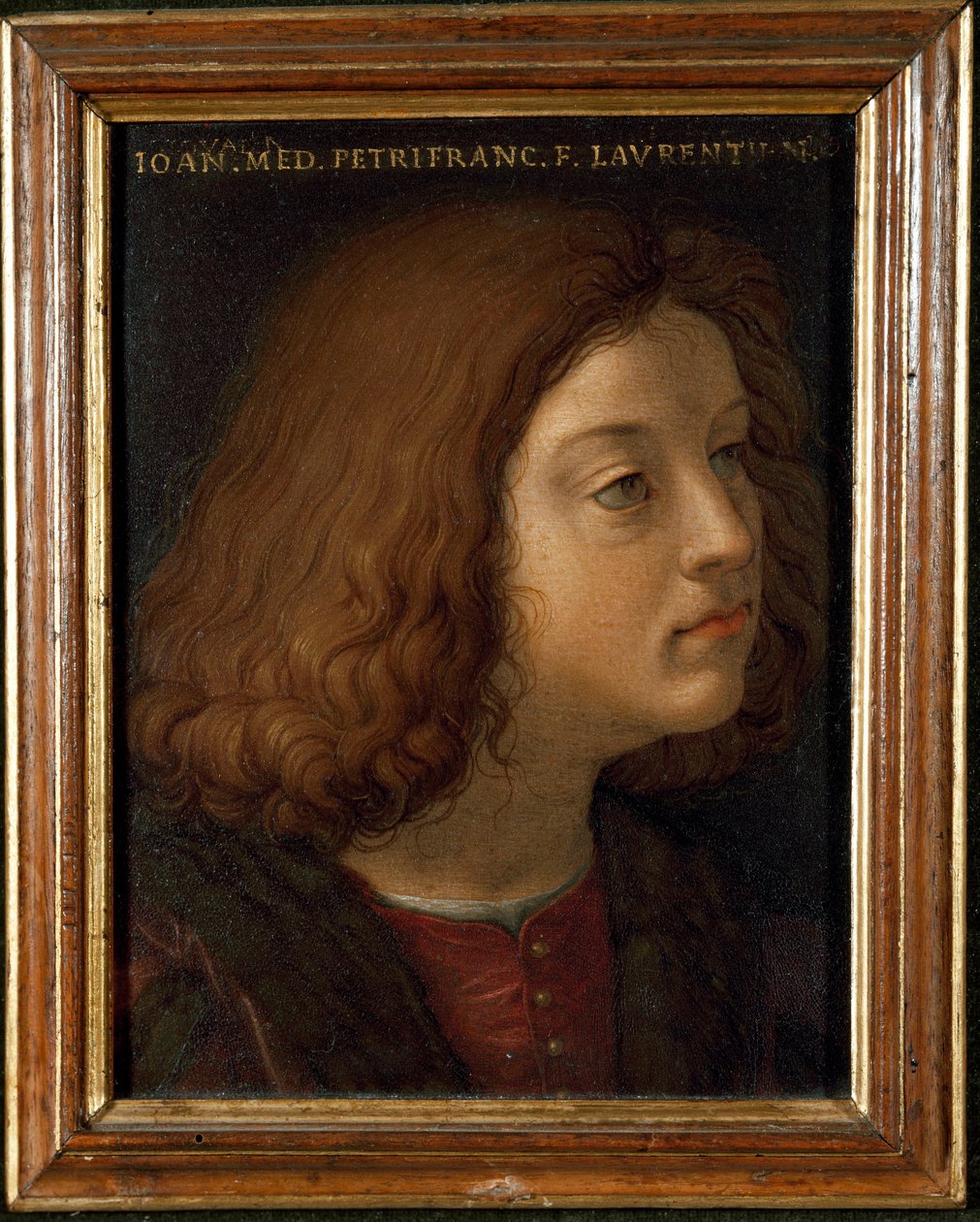 Porträtt av Lorenzo av Pierfrancesco de 