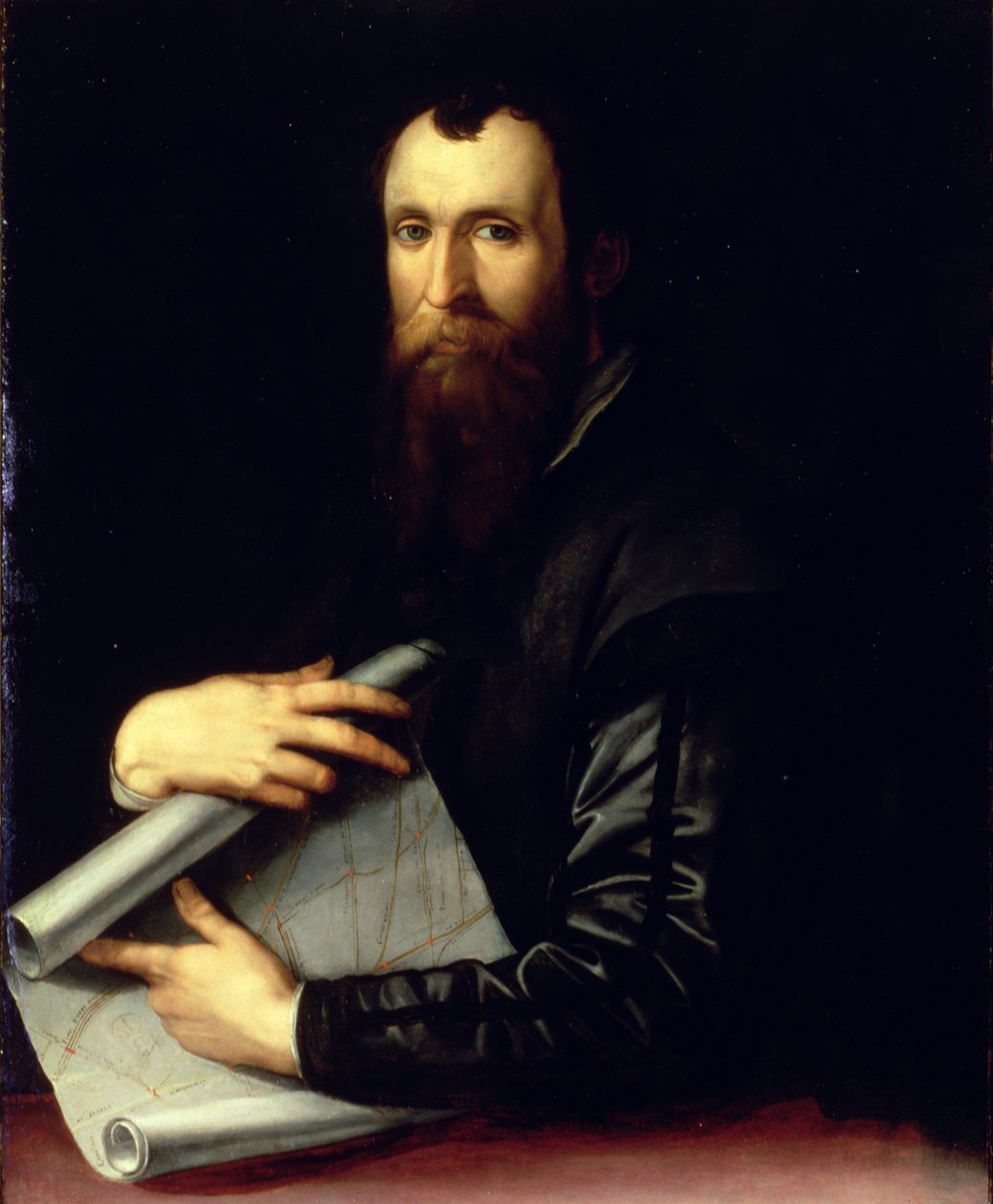 Porträtt av ingenjören Luca Martini av Agnolo Bronzino