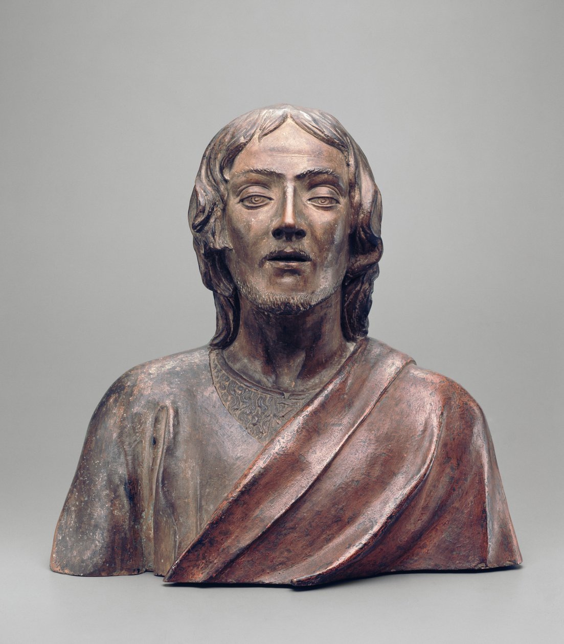 Johannes Döparen, ca 1490-1500 (terrakotta med polykrom dekor) av Agnolo di Polo