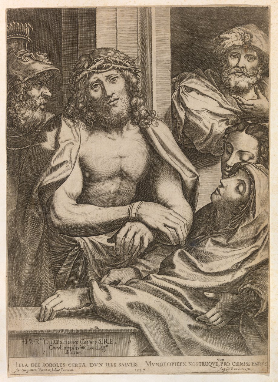 Ecce Homo av Agostino Carracci