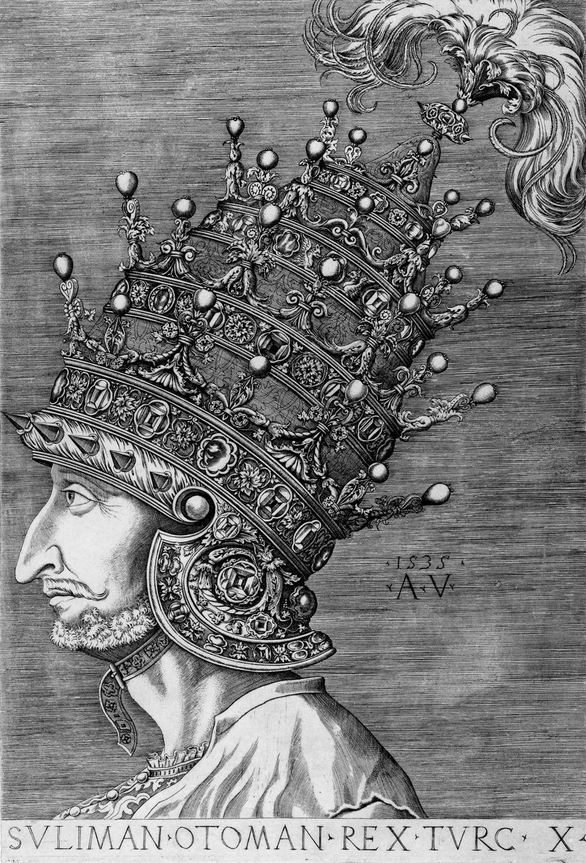 Suleiman den storartade (1494-1566), 1535 av Agostino Musi