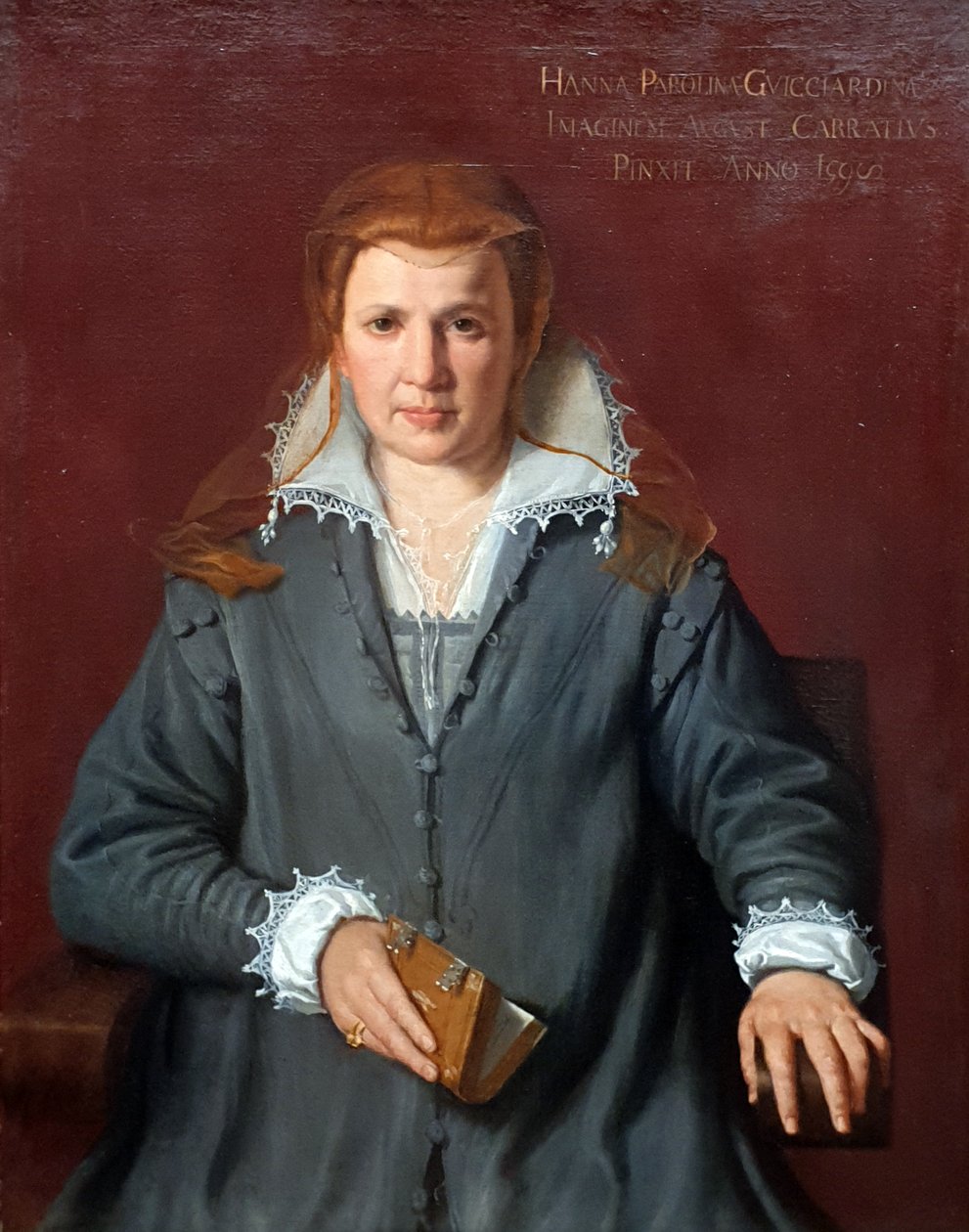 Anna Parolini Guicciardini av Agostino Carracci