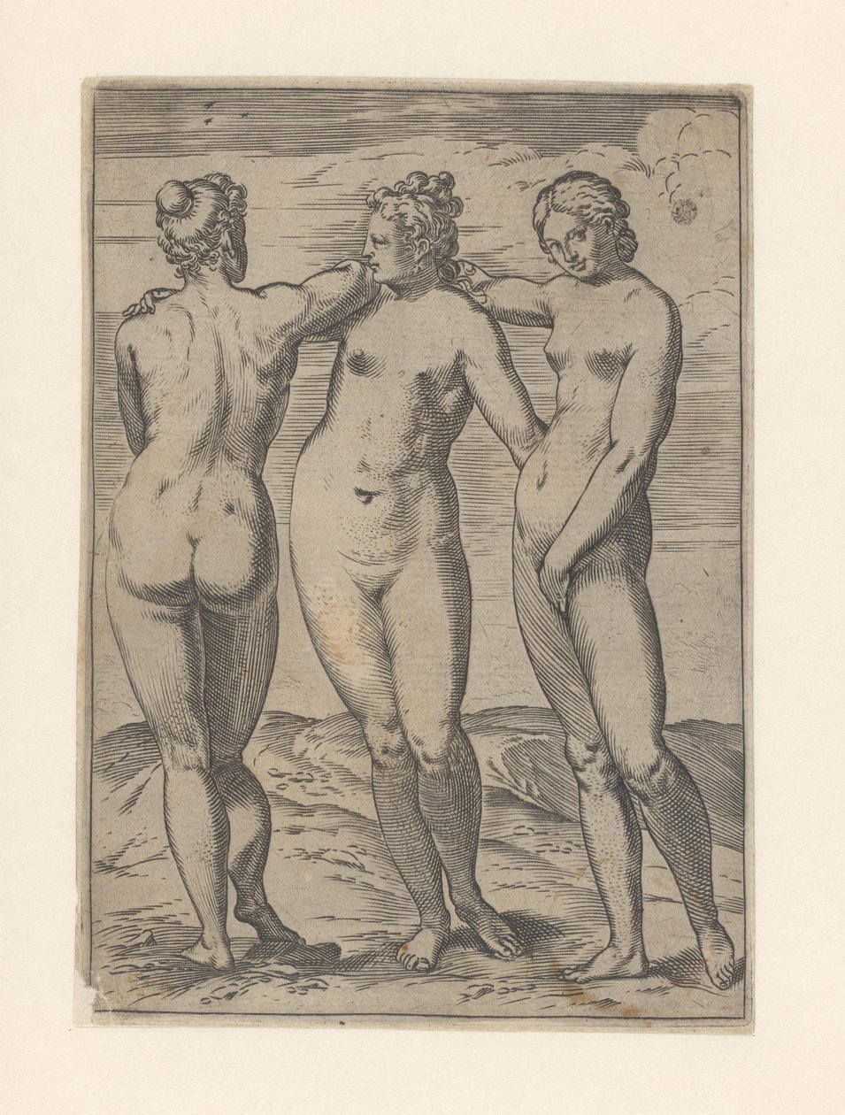 De tre nåderna Lascivie (serietitel) av Agostino Carracci