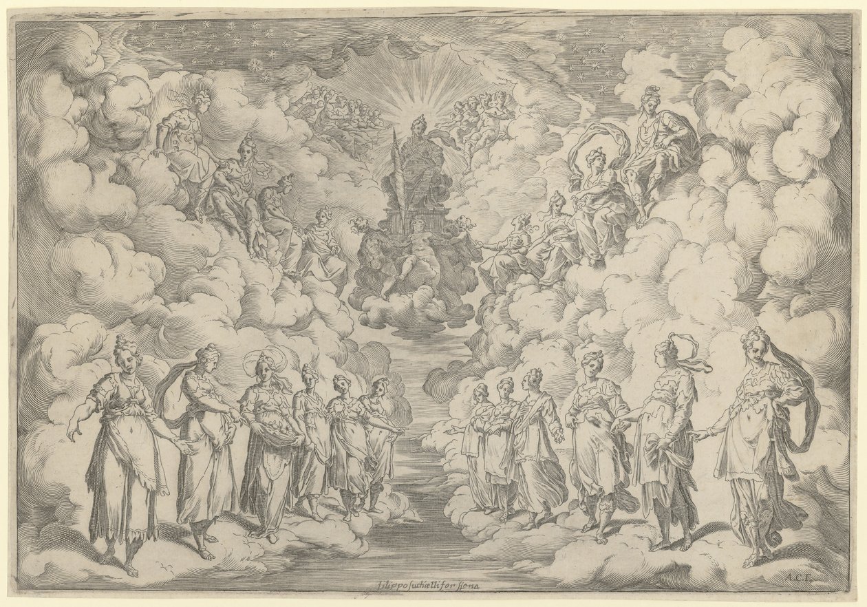 Sfärernas harmoni av Agostino Carracci