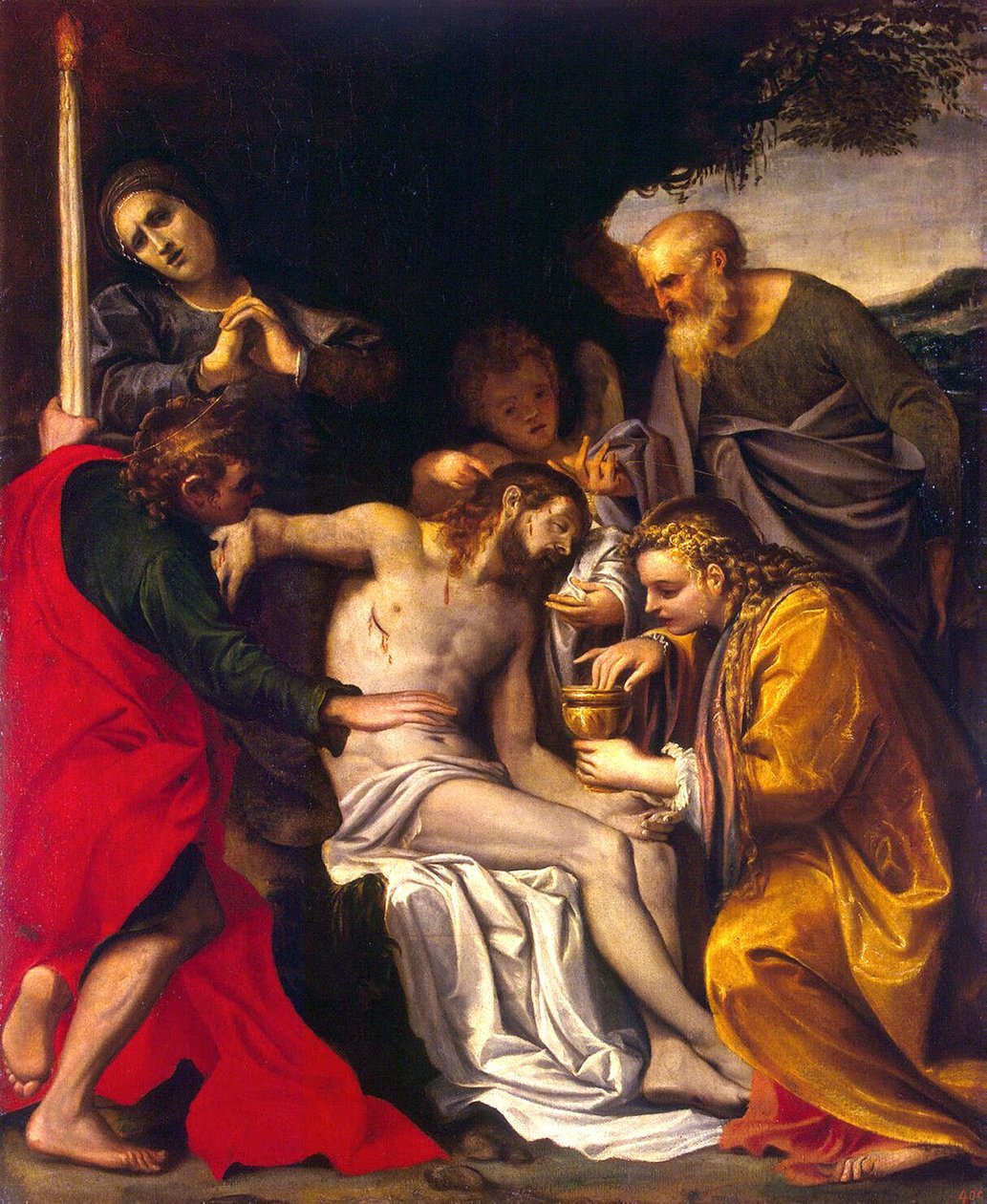 Kristi klagan av Agostino Carracci