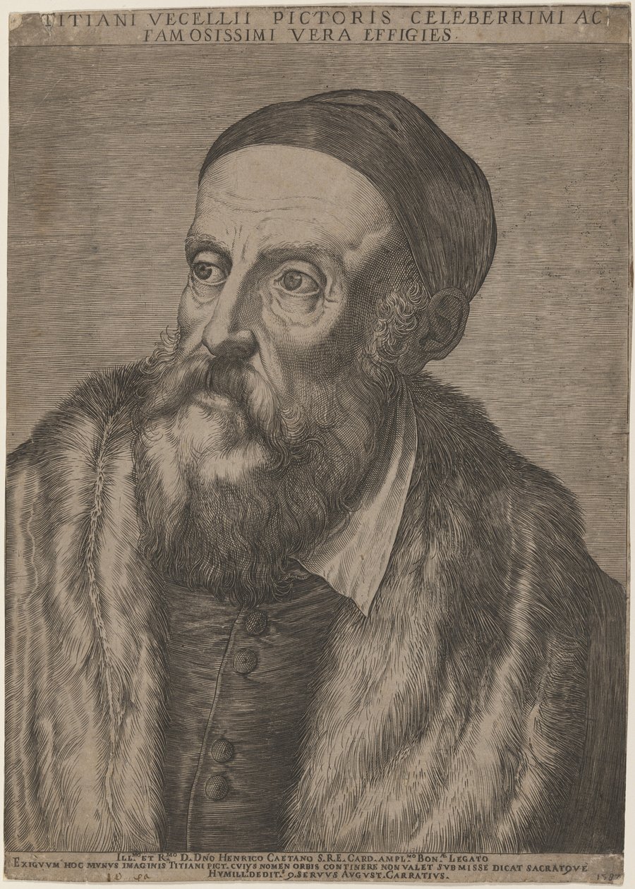 Tizian av Agostino Carracci