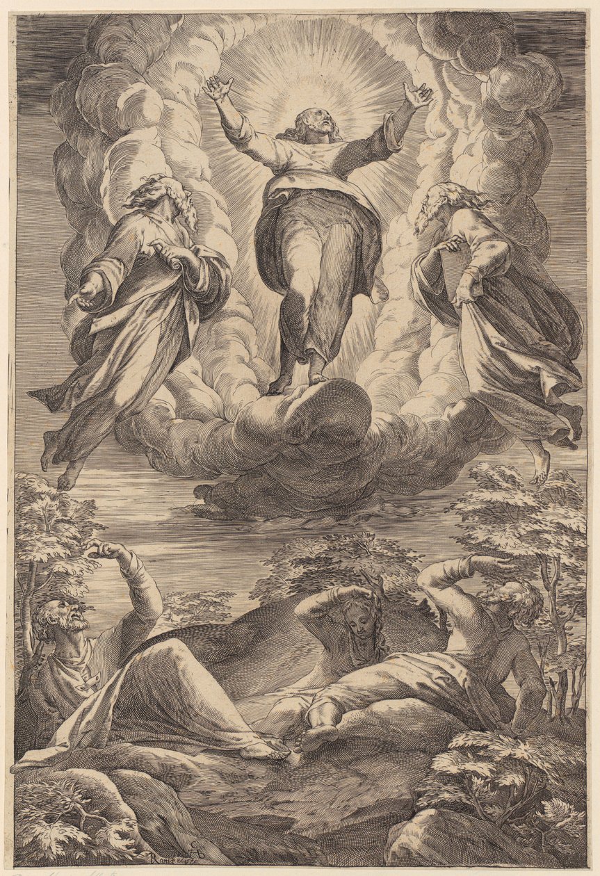 Transfigurationen av Agostino Carracci