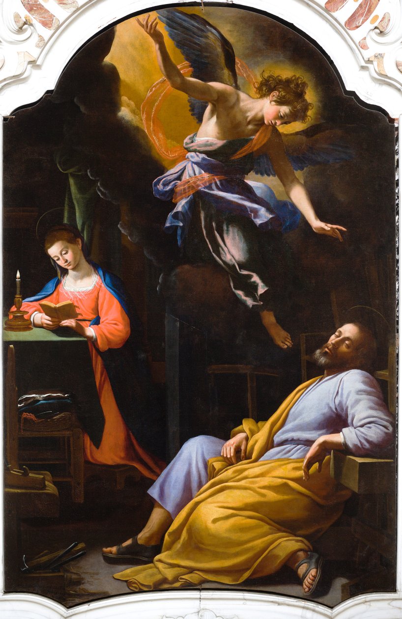 Sankt Josefs dröm av Agostino Ciampelli