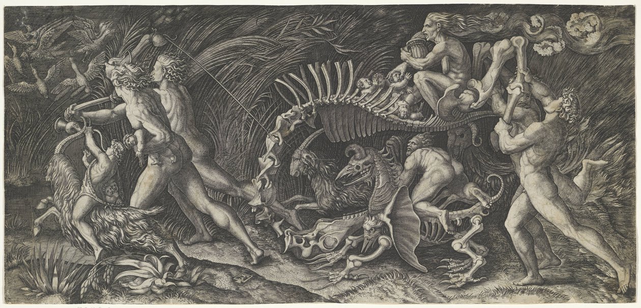 Het karkas Stregozzon av Agostino Veneziano