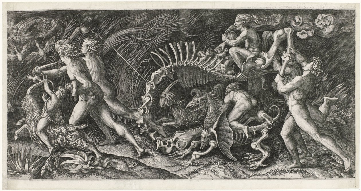 Kadaveret Het karkas Lo stregozzo av Agostino Veneziano