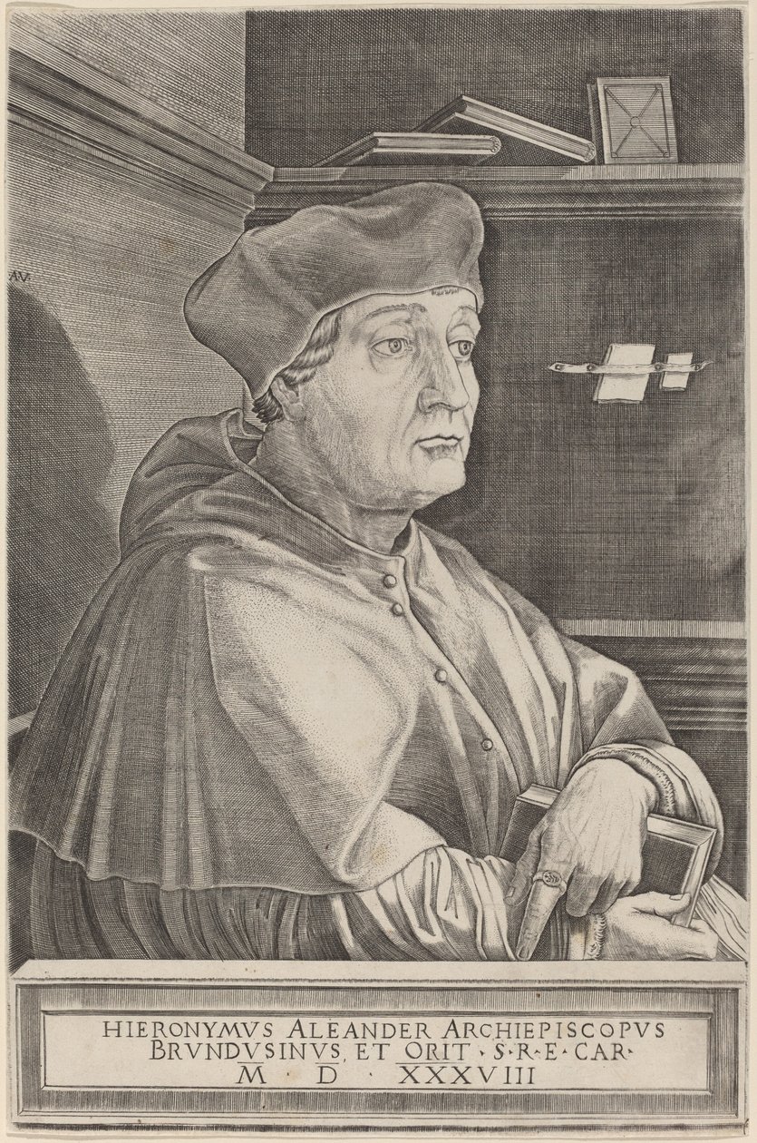 Hieronymus Alexander, ärkebiskop av Brindisi av Agostino dei Musi
