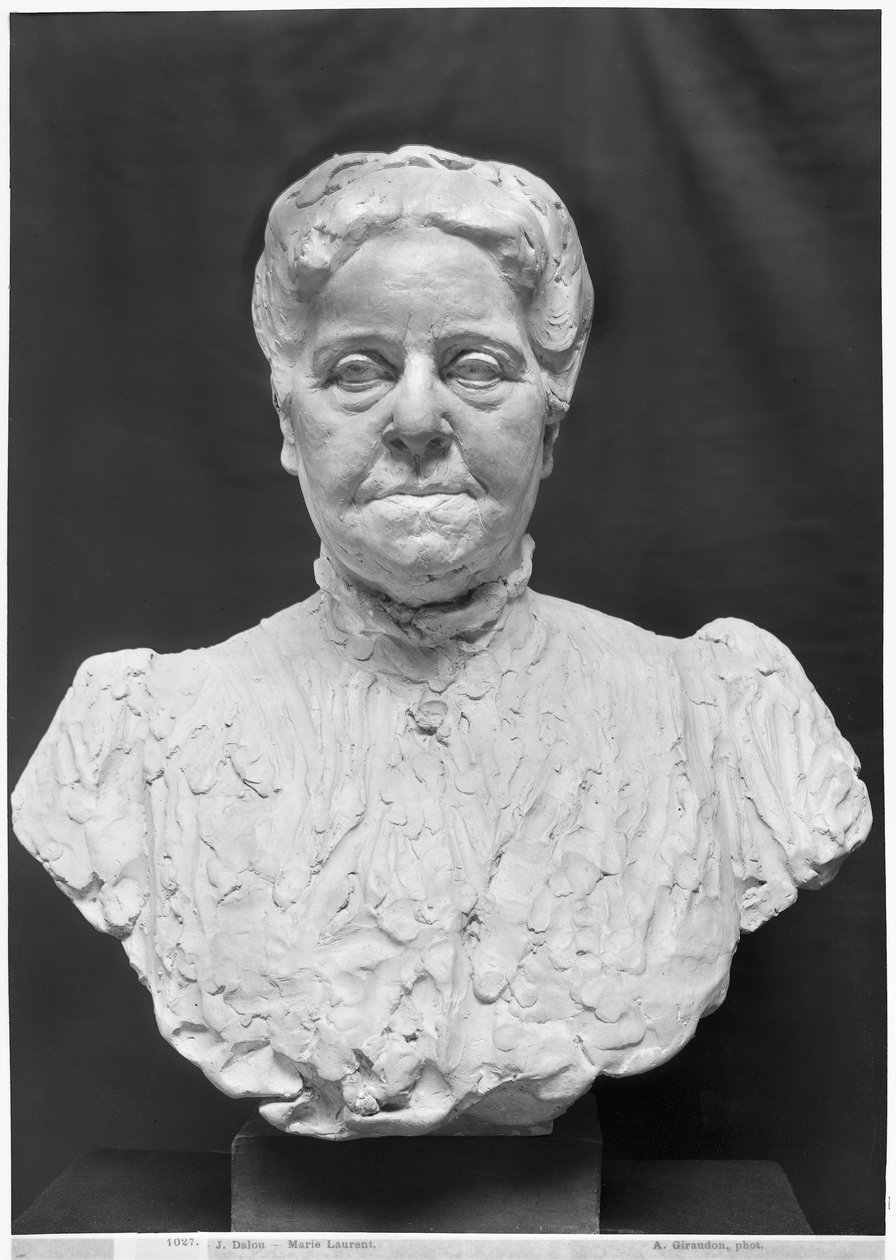 Byst av Madame Marie Laurent (terrakotta) av Aime Jules Dalou