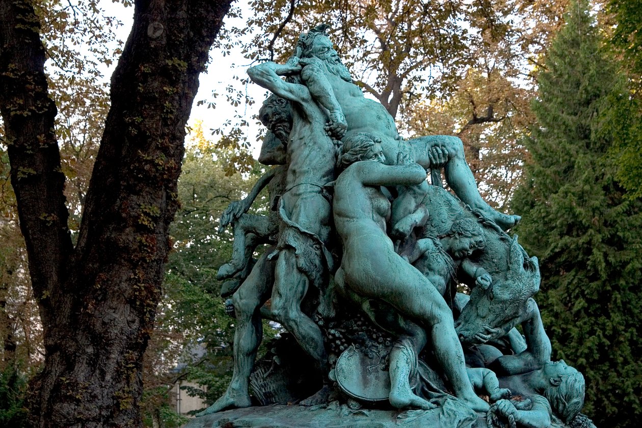 Silenus triumf (brons) (se även 252668) av Aime Jules Dalou