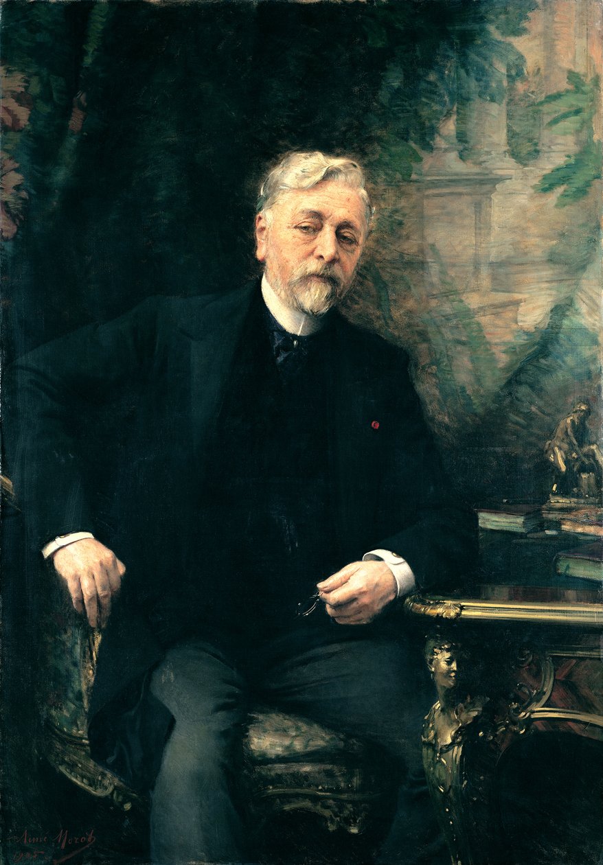Porträtt av Gustave Eiffel (1832-1923) 1905 av Aimé Nicolas Morot