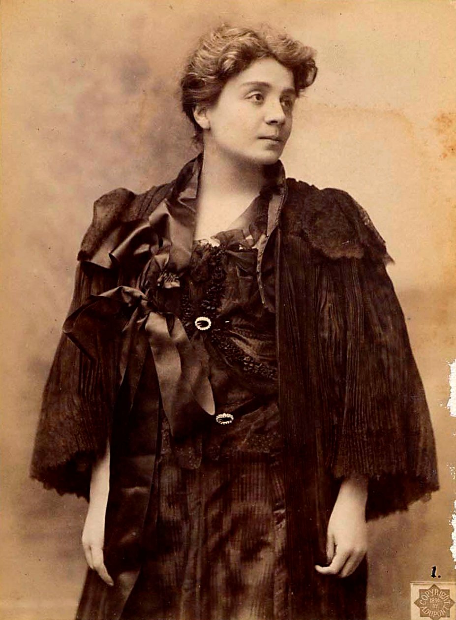 Eleonora Duse, italiensk skådespelerska, 1896 av Aime Dupont