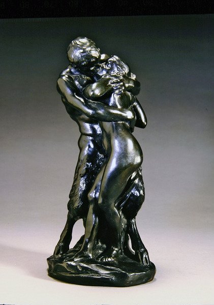 Kyssen (brons) av Aime Jules Dalou