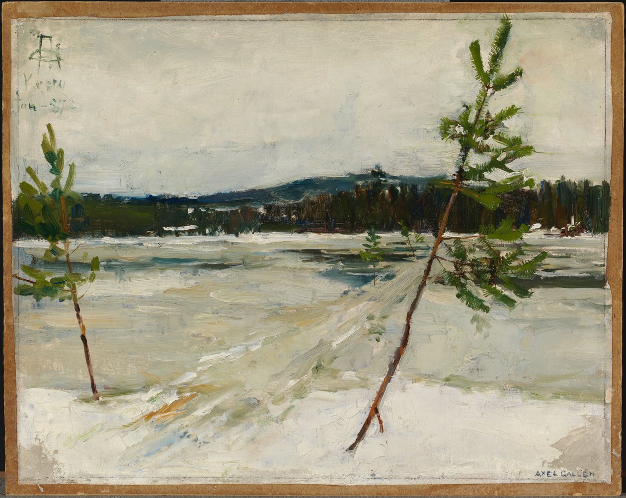 Stig på isen av Akseli Gallen-Kallela