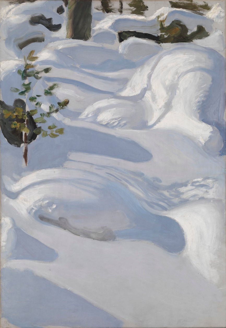 Solsken på snön av Akseli Gallen-Kallela