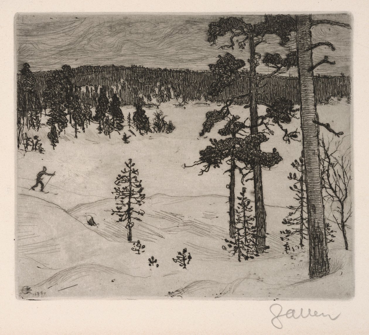 Vinters mörka slöja av Akseli Gallen-Kallela