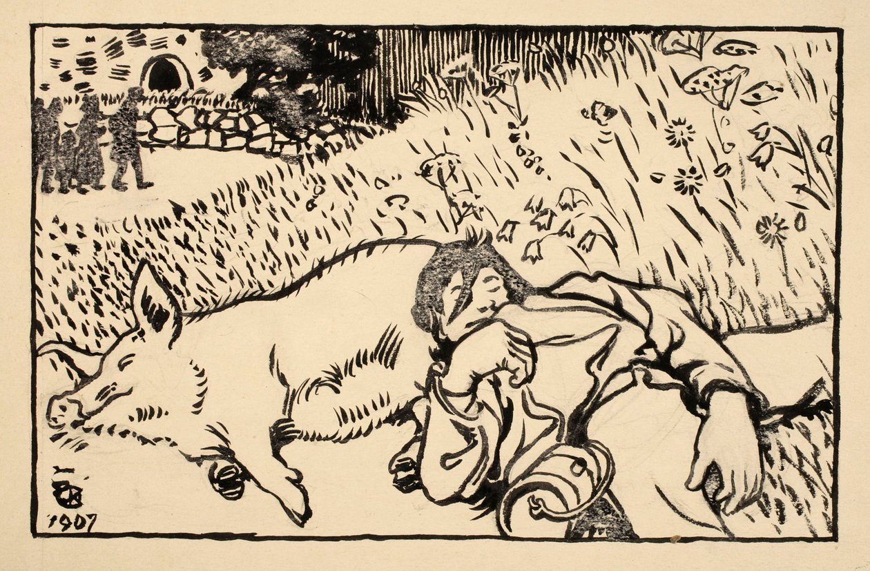 Utan titel av Akseli Gallen-Kallela
