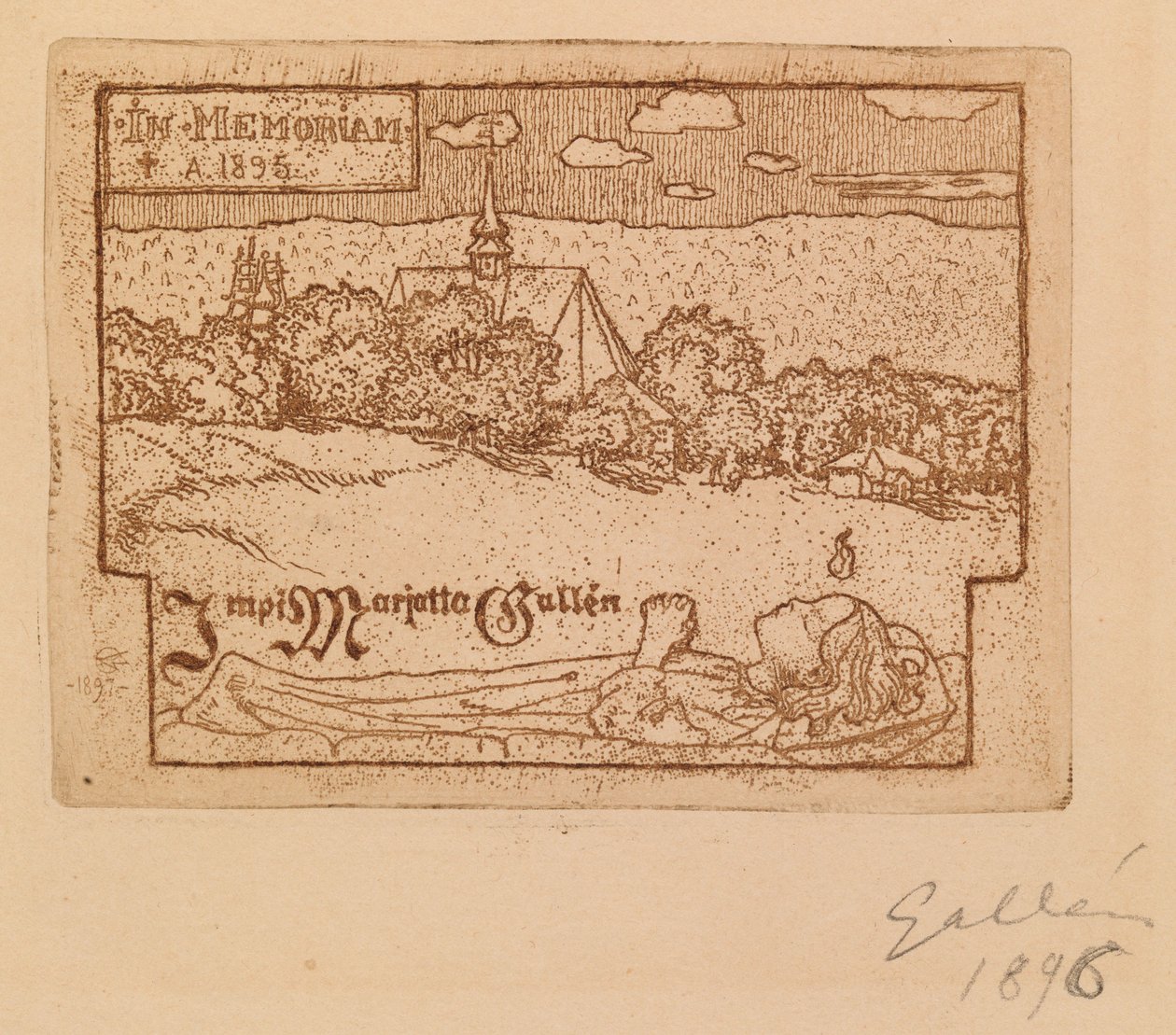 Utan titel av Akseli Gallen-Kallela