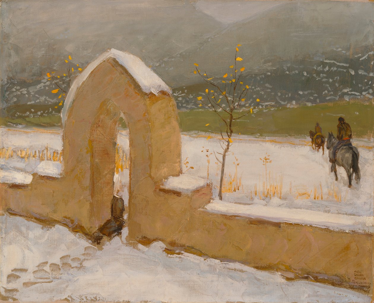 Porten i Taos av Akseli Gallen Kallela