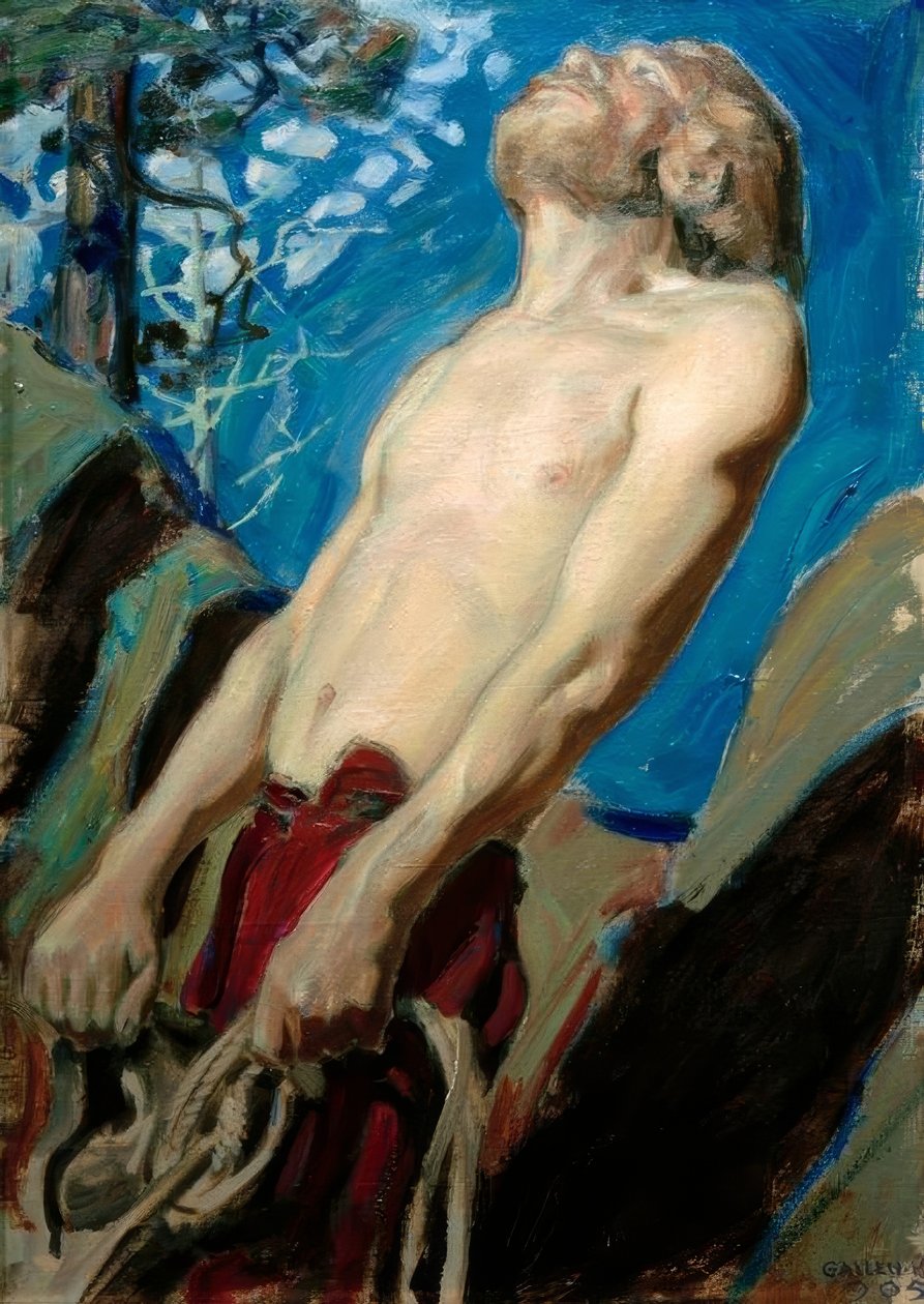 A.Gallen-Kallela, stöld av Sampo av Akseli Valdemar Gallen Kallela