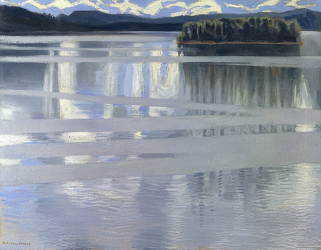 Keitele sjön. 1905 av Akseli Valdemar Gallen Kallela