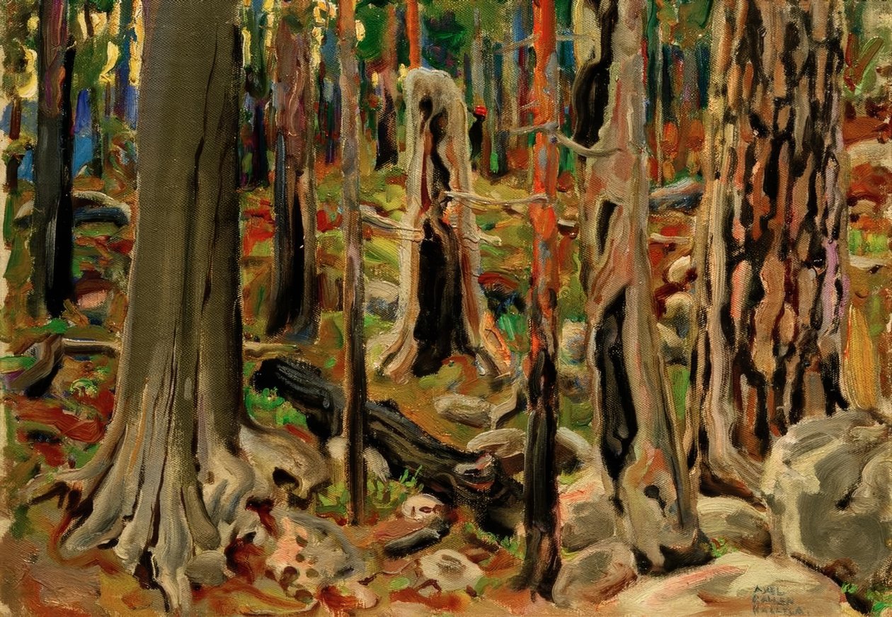 Den brända skogen av Akseli Valdemar Gallen Kallela
