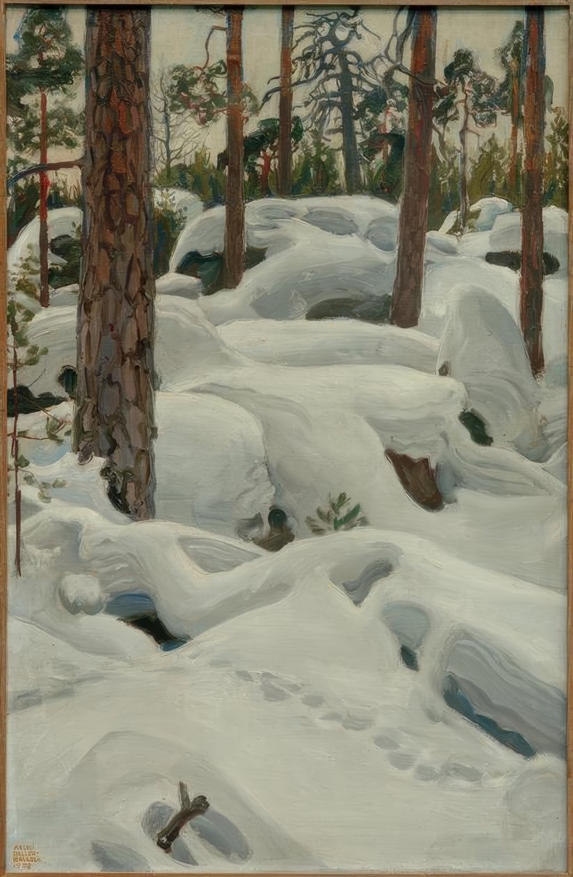 Lodjurets håla av Akseli Valdemar Gallen Kallela