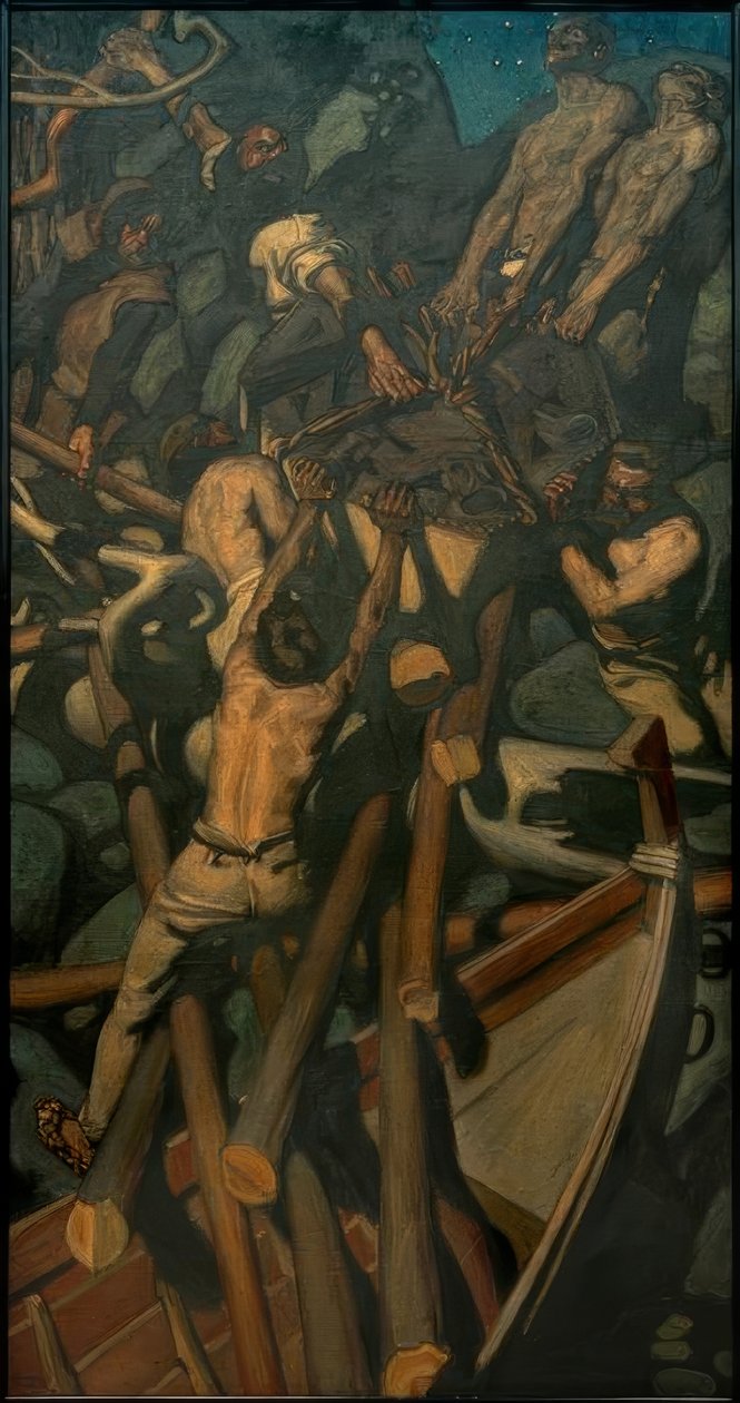 Stöld av Sampo av Akseli Valdemar Gallen Kallela