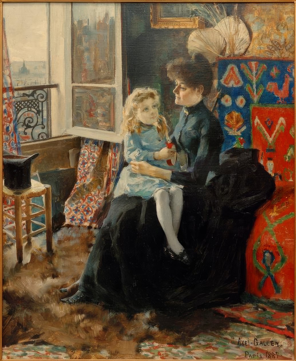 Mamma och barn av Akseli Valdemar Gallen Kallela
