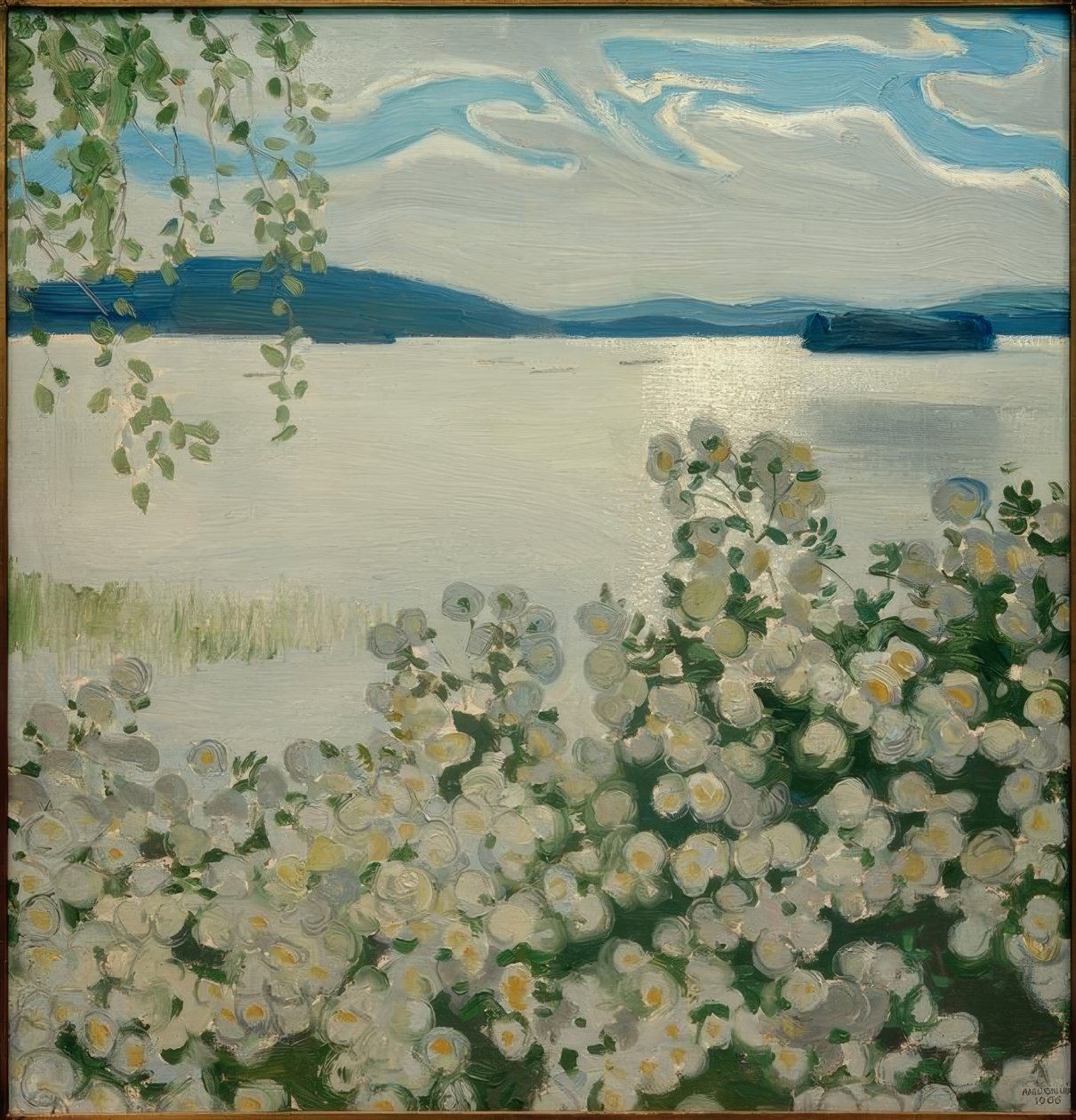 Vita rosor av Akseli Valdemar Gallen Kallela