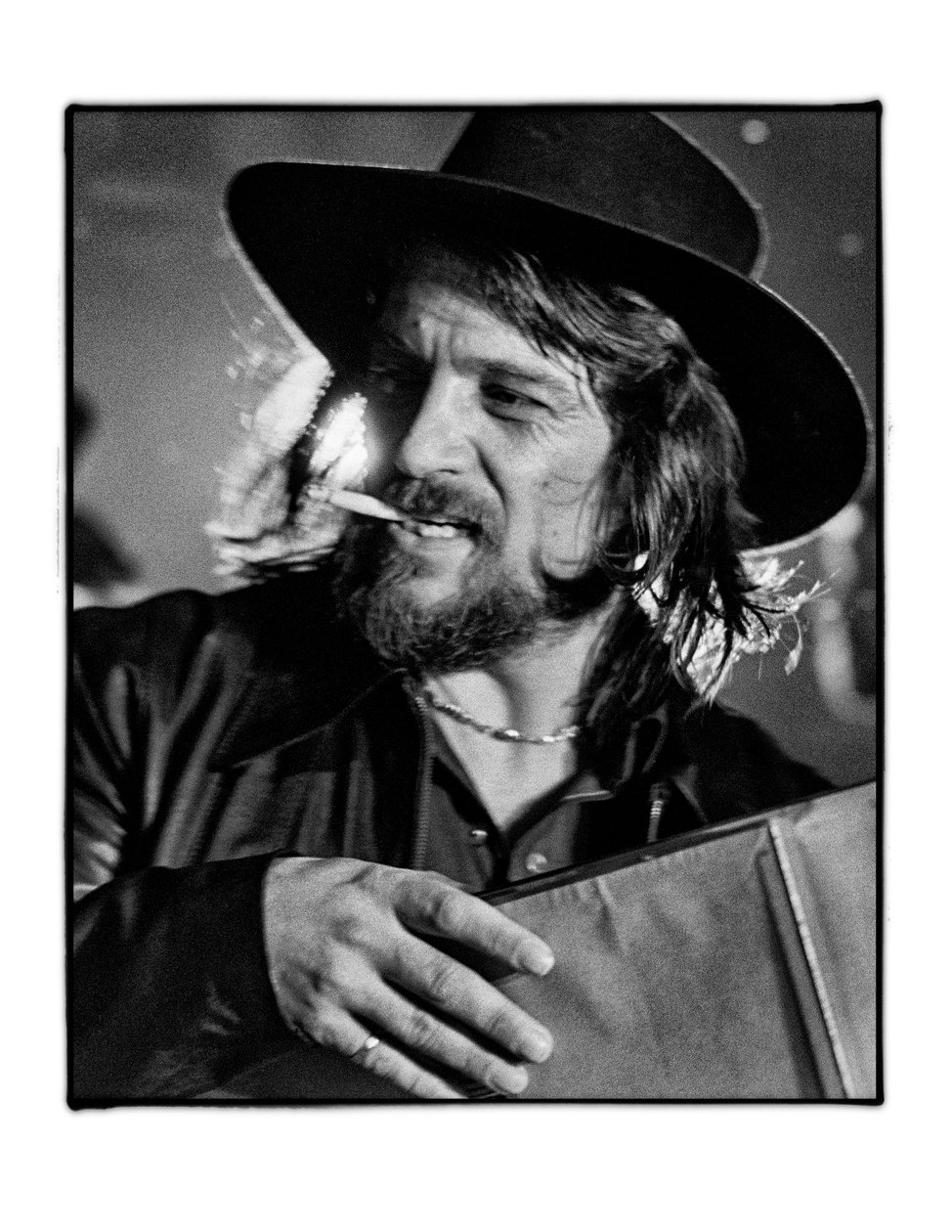 Waylon Jennings - Nashville Palace, Nashville, Tennessee - oktober 1977 (foto) av Alan Messer