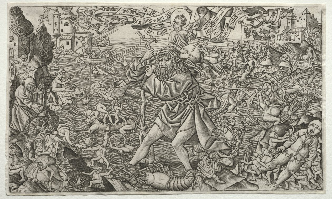 St Christopher av Alart du Hameel