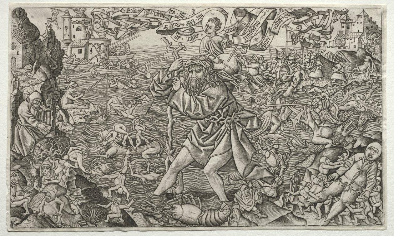 St Christopher, 1478-1506. av Alart du Hameel