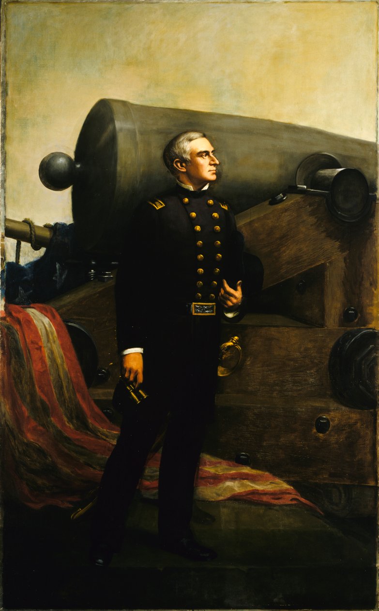 Den första pistolen vid Fort Sumter Major Robert Anderson, ca. 1861 av Alban Jasper Conant