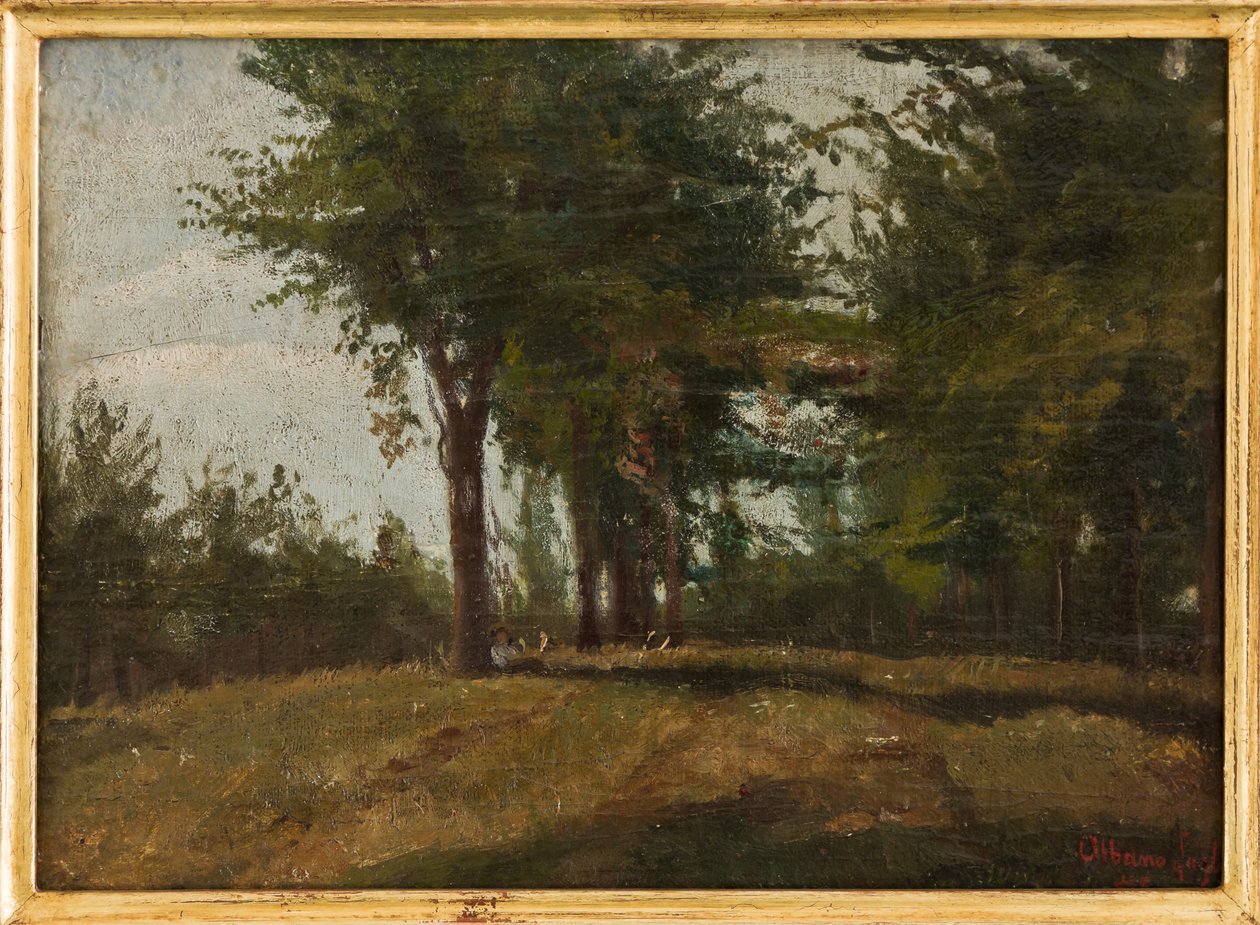 The Planted Field (olja ombord) av Albano Lugli Carpi