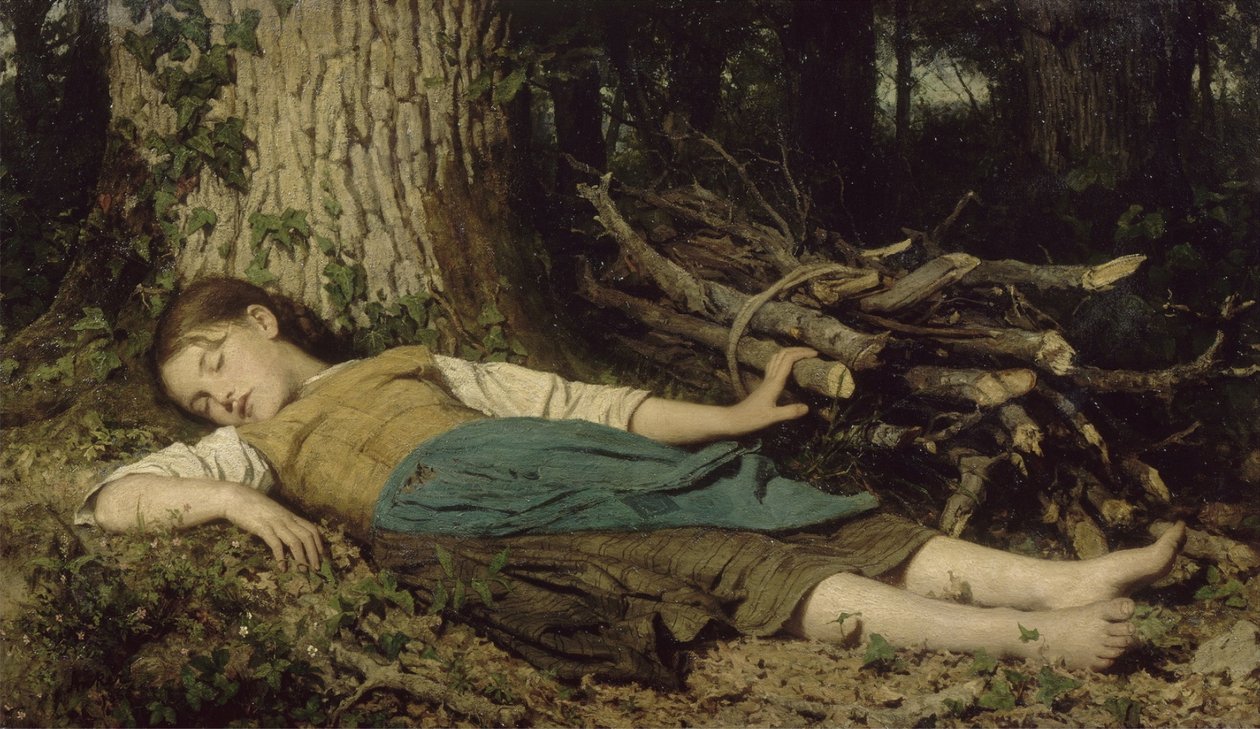 Im Wald av Albert Anker