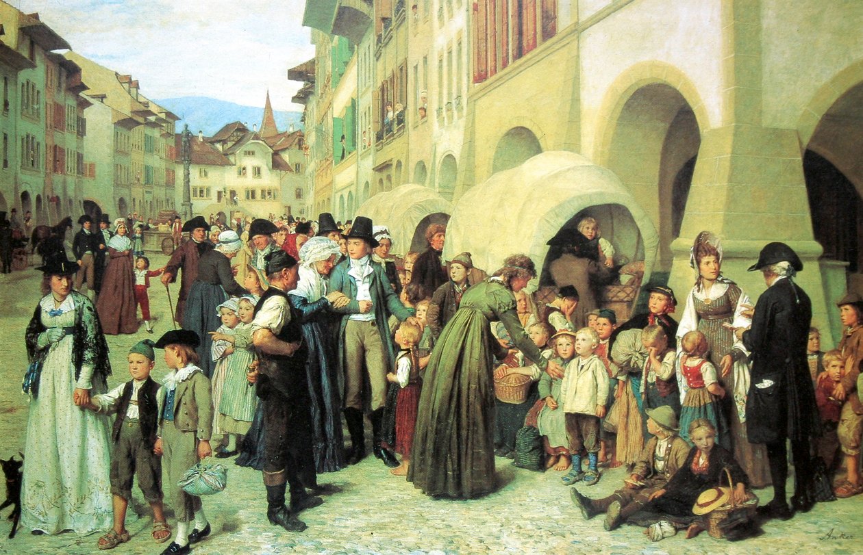 Länderkinder av Albert Anker