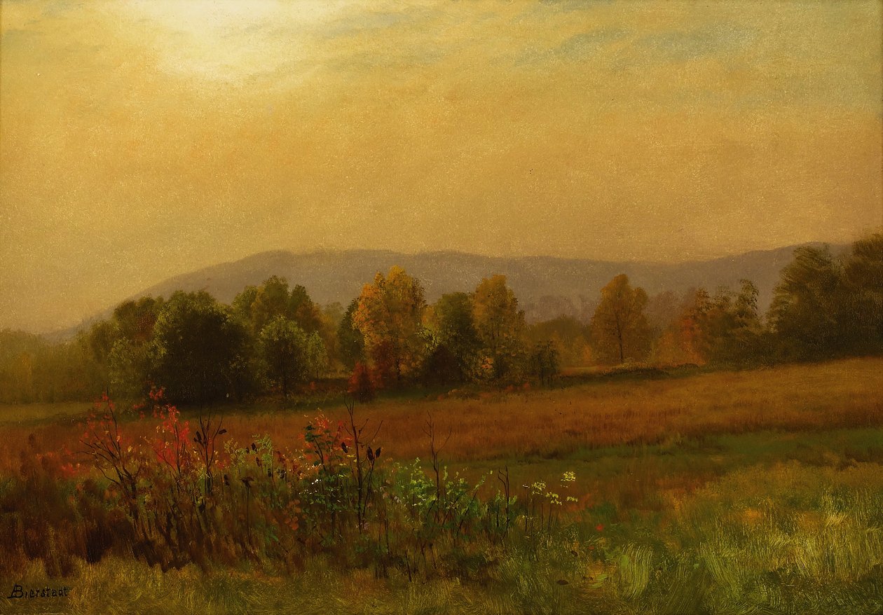 Höstlandskap av Albert Bierstadt
